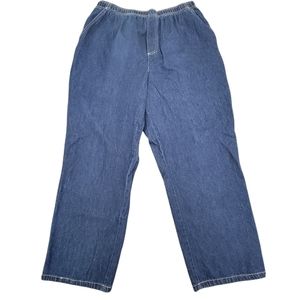 white stag flat front jeans